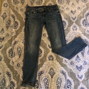 AEO Stretch Skinny Jeans, Reg length Medium Wash